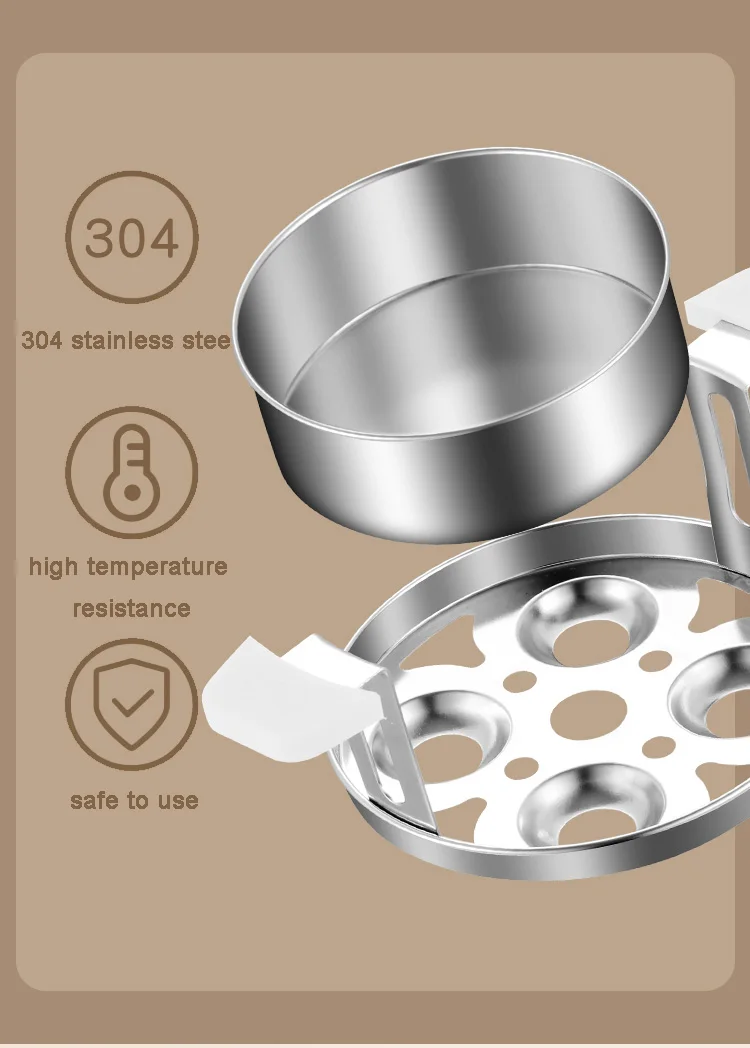 Electric Steamer Egg Cooker Automatic Mini Egg Cooker Plastic 6 Rapid Egg Boiler