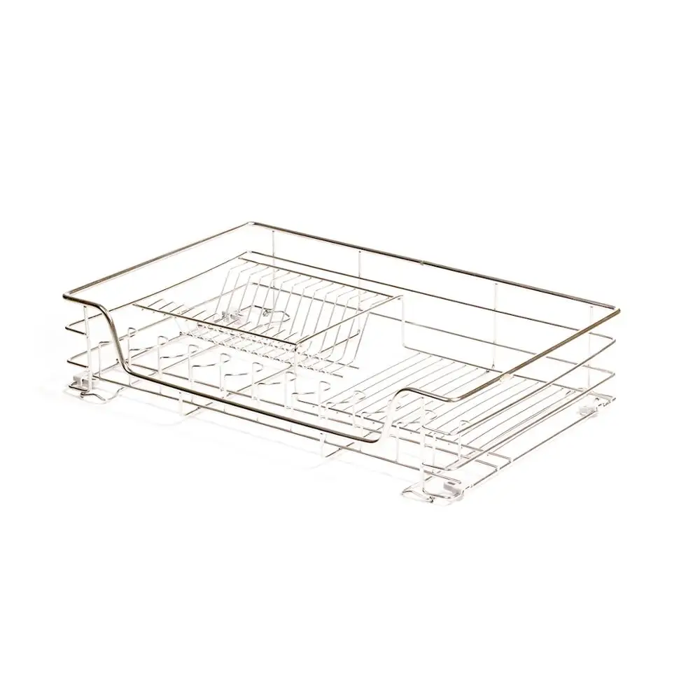 new 2020 kitchen cabinet basket with Multiple-function four side kitchen cabinet organizer storage pull out wire mesh basket