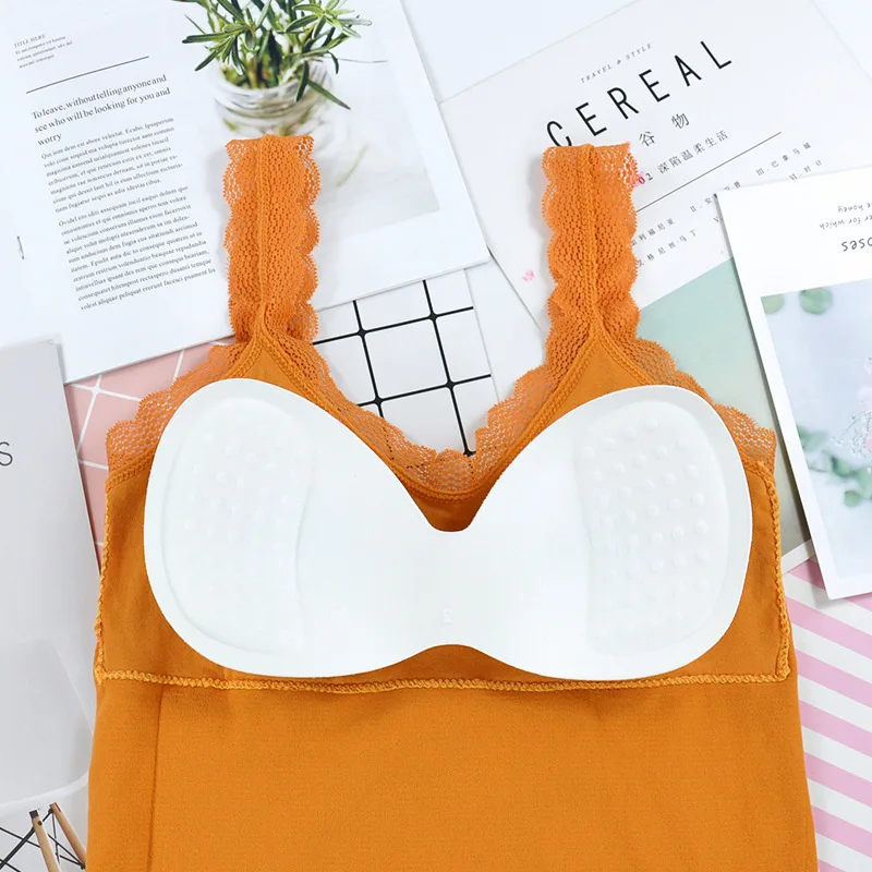 
Cheap Camisole Bra Lace Backless Padded Camisoles For Women 