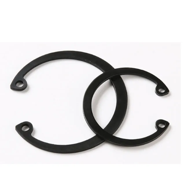 Hardware fasteners spiral internal stainless steel fiber river flat retaining ring for bores DIN471 472 7-180