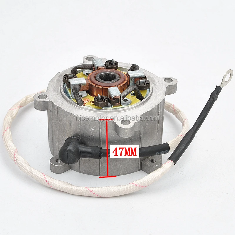12V электрический старт стартер мотора 49cc 2 тактный электрическим стартером двигателя мини Байк газонокосилки