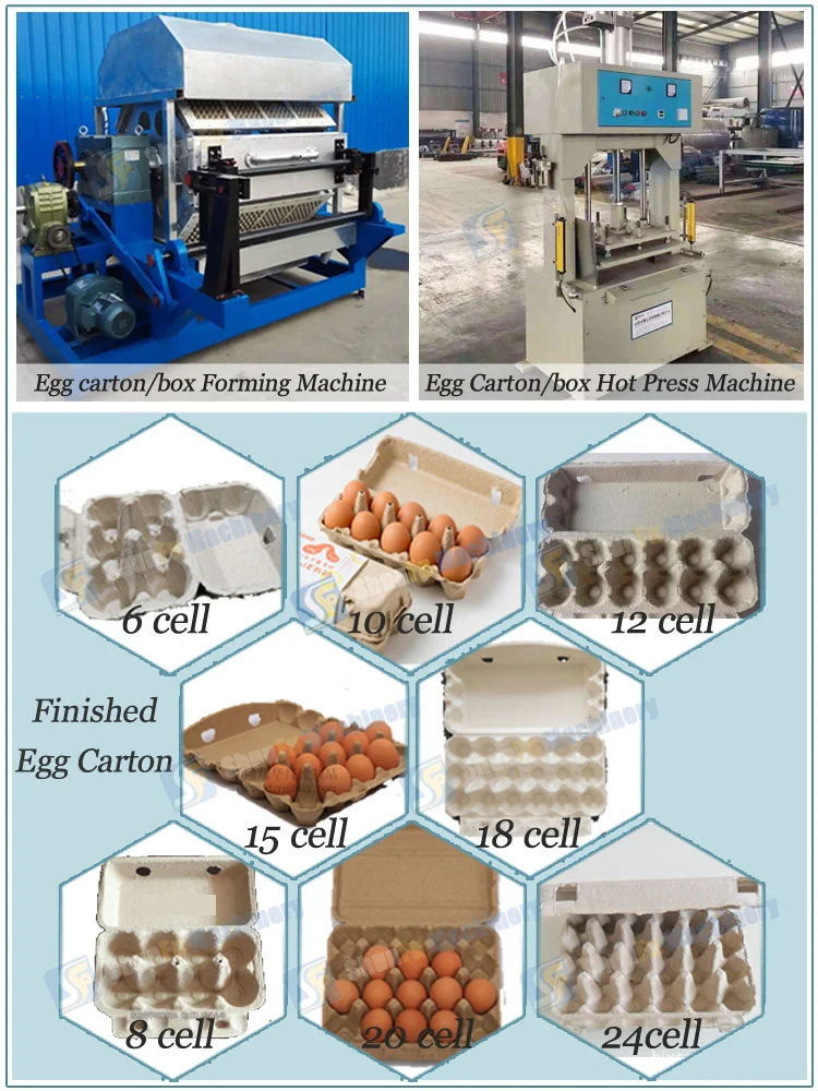 Turkey / Nanya automatic paper egg tray packaging machine factory price