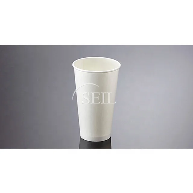 Биоразлагаемая белая чашка с крышкой, 22 унции, чашка с принтом логотипа на заказ, чашка для кофе на вынос