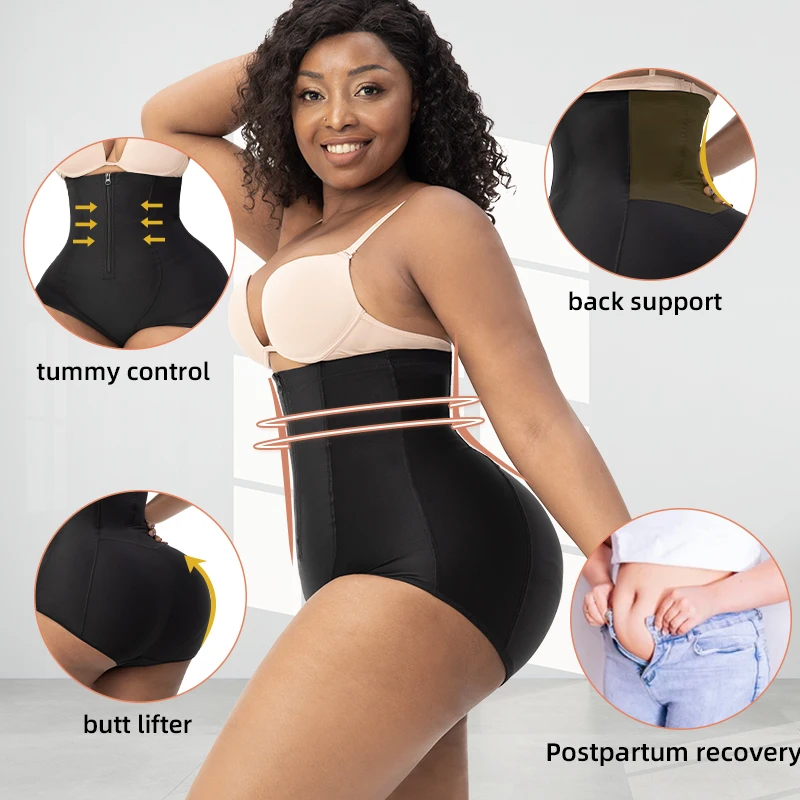 Body Slimming Panties Brief Shapewear High-Waisted Rise Shaper Panty