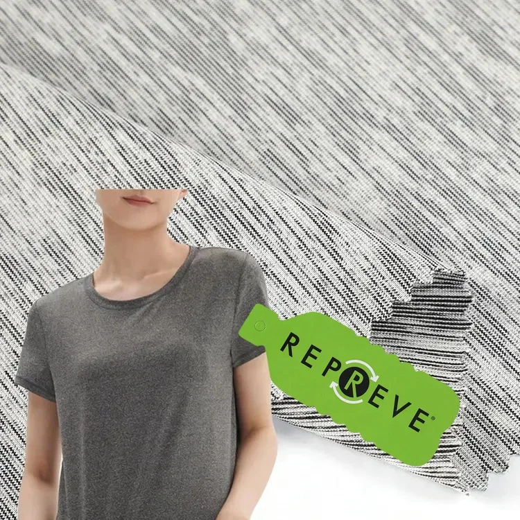 220GSM function sports jersey fabric recycle polyester spandex knitted sports wear cloth cation fabric textiles for sport