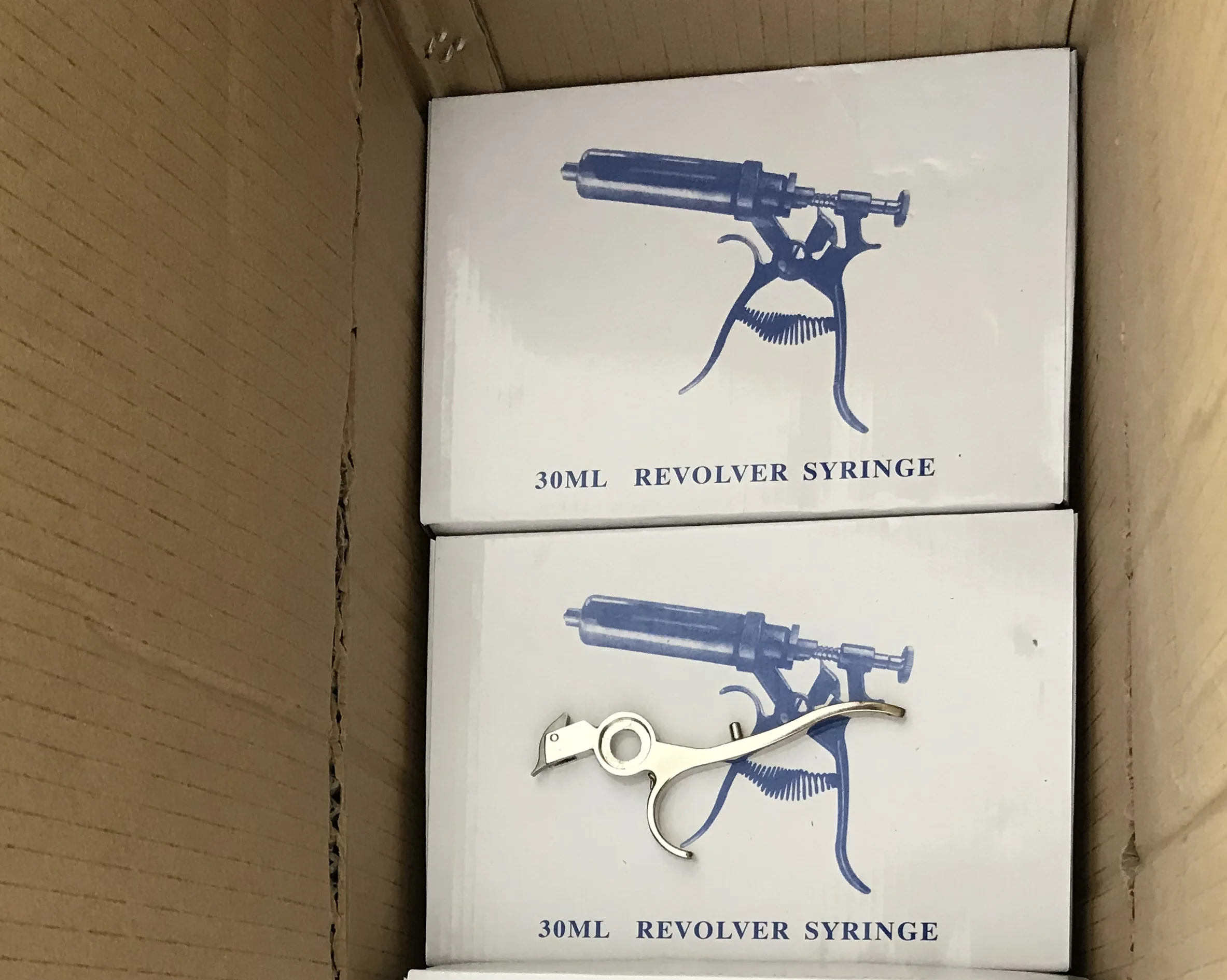 Farming Equipment veterinary automatic metal gun insemination syringe