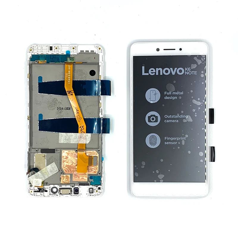 Высококачественный ЖК-дисплей для lenovo k6 note ЖК-дисплей дигитайзер сенсорный экран в сборе