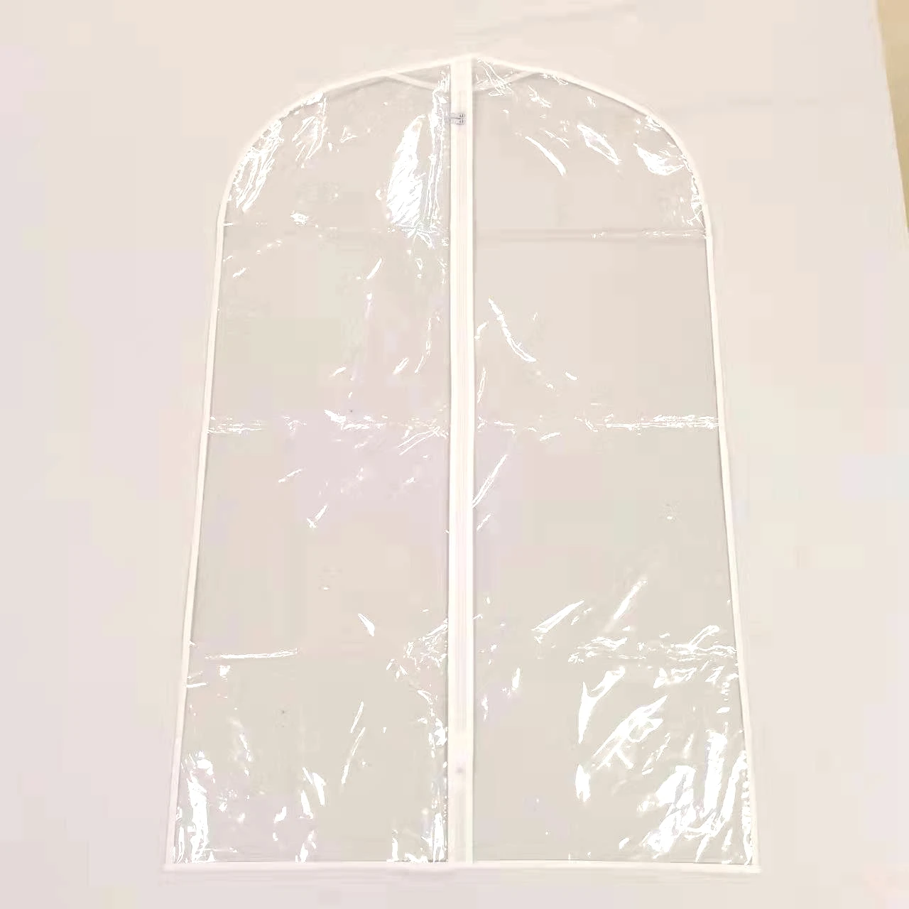 Лидер продаж чехол для свадебного платья PEVA прозрачный костюма оптовая продажа черная Нетканая сумка