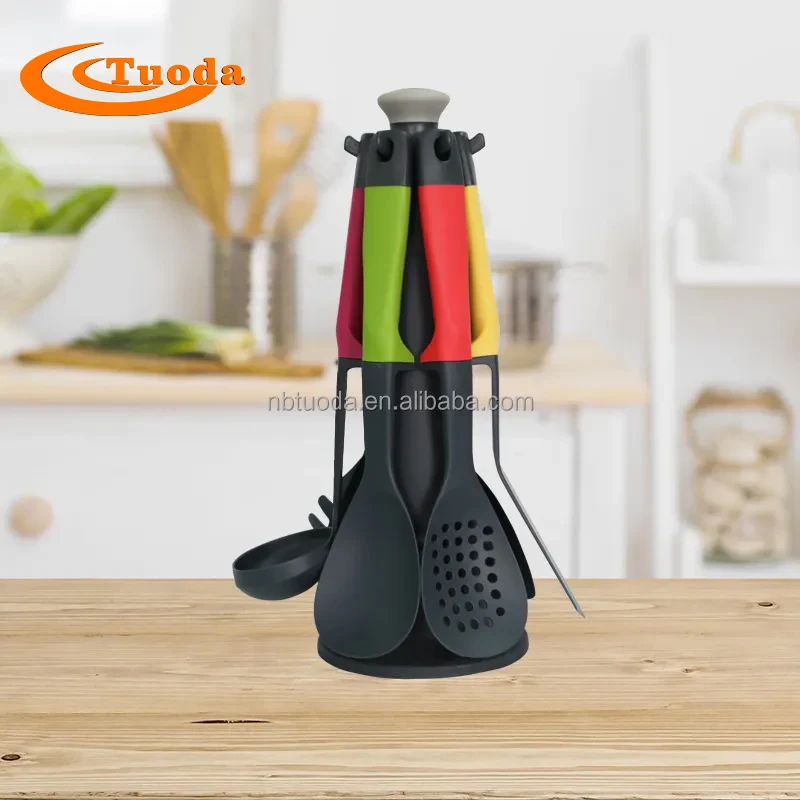 Hot Popular Customize 6 pcs Kitchen Cooking Utensils Food Grade Kitchen Accessories Utensils Cooking Tools
