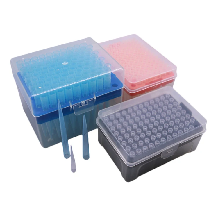 High clarity polypropylene material filter mouth pipette tips