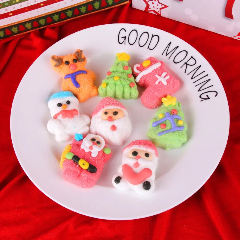 Christmas Tree Shaped Candy Packaging Box marshmallow Fruity Gummy Candy