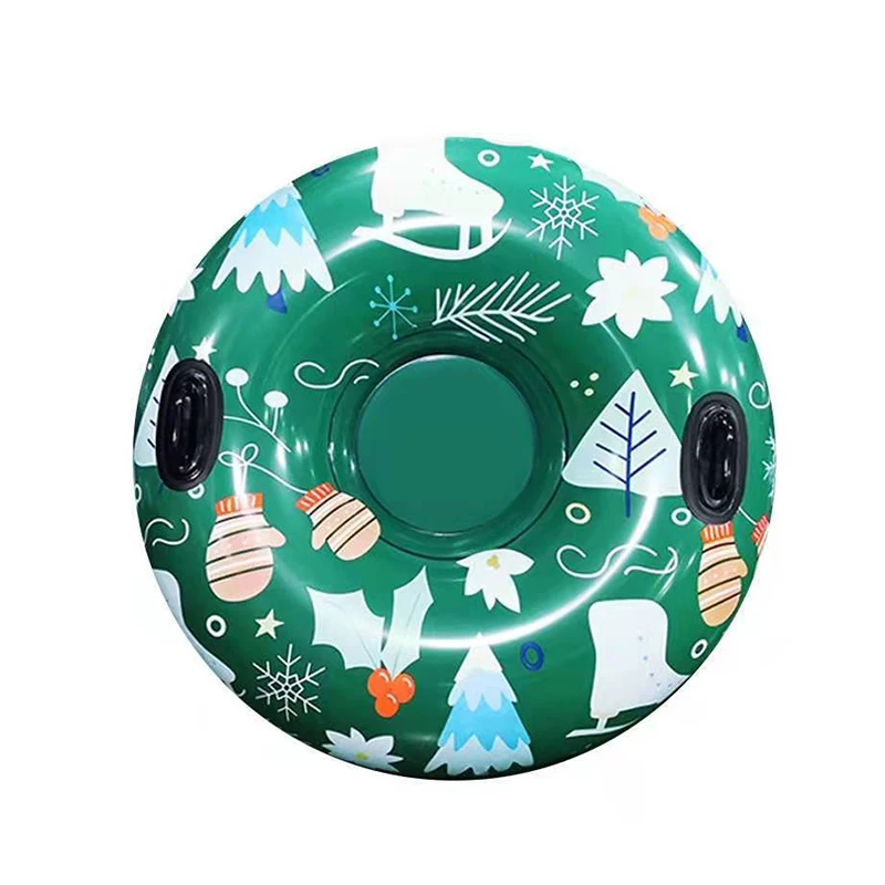 PVC Inflatable Snow Tube Sled Winter outdoor sports push winter Wholesale sledding equipm snow sled