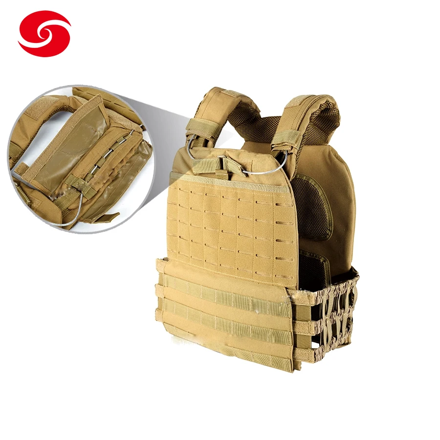 Tactical Camouflage Vest Laser Cut Molle Plate Carrier Chest Rig ballistic vest