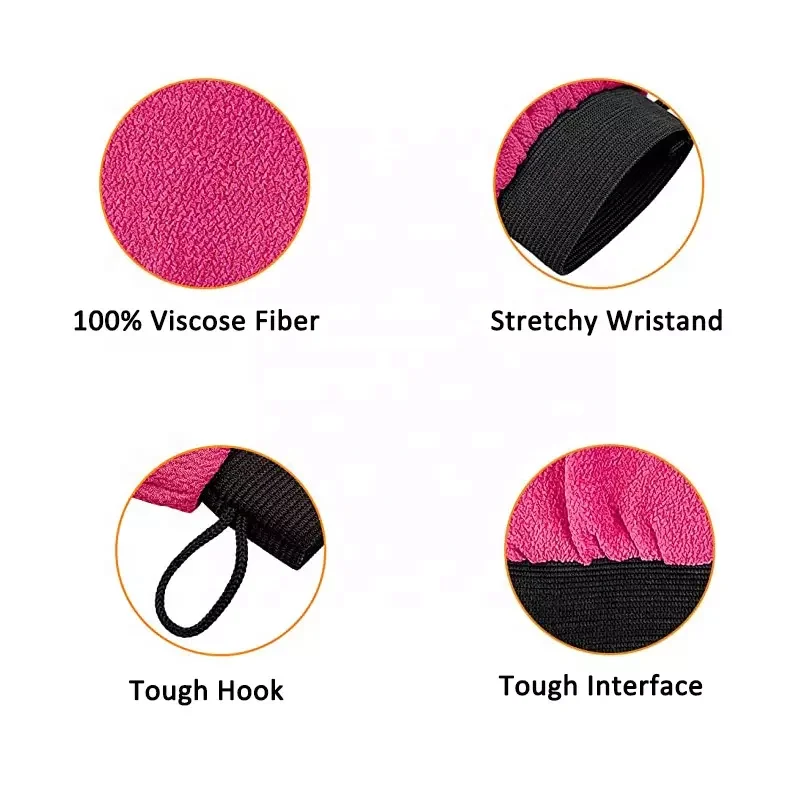 100% Natural Fiber ViscoseTurkish Bath Glove Body Scrub Exfoliating Mitt  Kessa  Moroccan Hammam Exfoliator Peeling Gloves