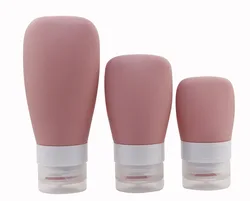 Hot Selling Innovative Product Ideas Reusable Portable Travel Accessories Squeeze Shampoo Bottle Toiletries Set