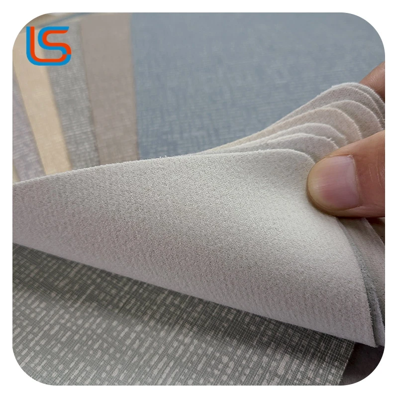 
Baby Skin Hand Feeling Faux PU PVC Soft Custom Imitation Printed Eco Leather for Decorative Vinyl Fabric 