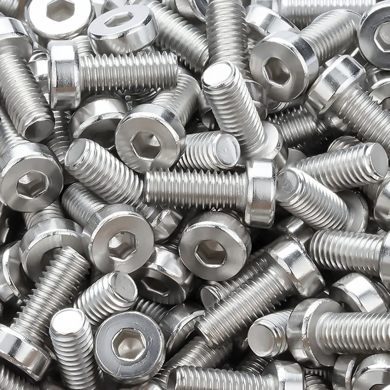 Stainless Steel ANSI AISI 304 316 316L Short Head Hexagon Socket Cap Head Machine Screw DIN7984