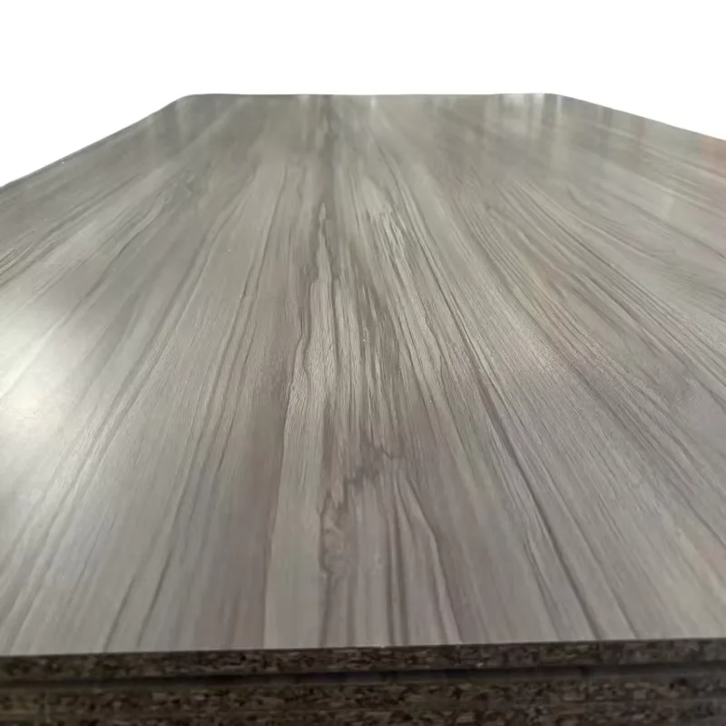 Blue White Color Melamine Paper Slotted Mdf Plywood Chipboard Flakeboard Particle Board