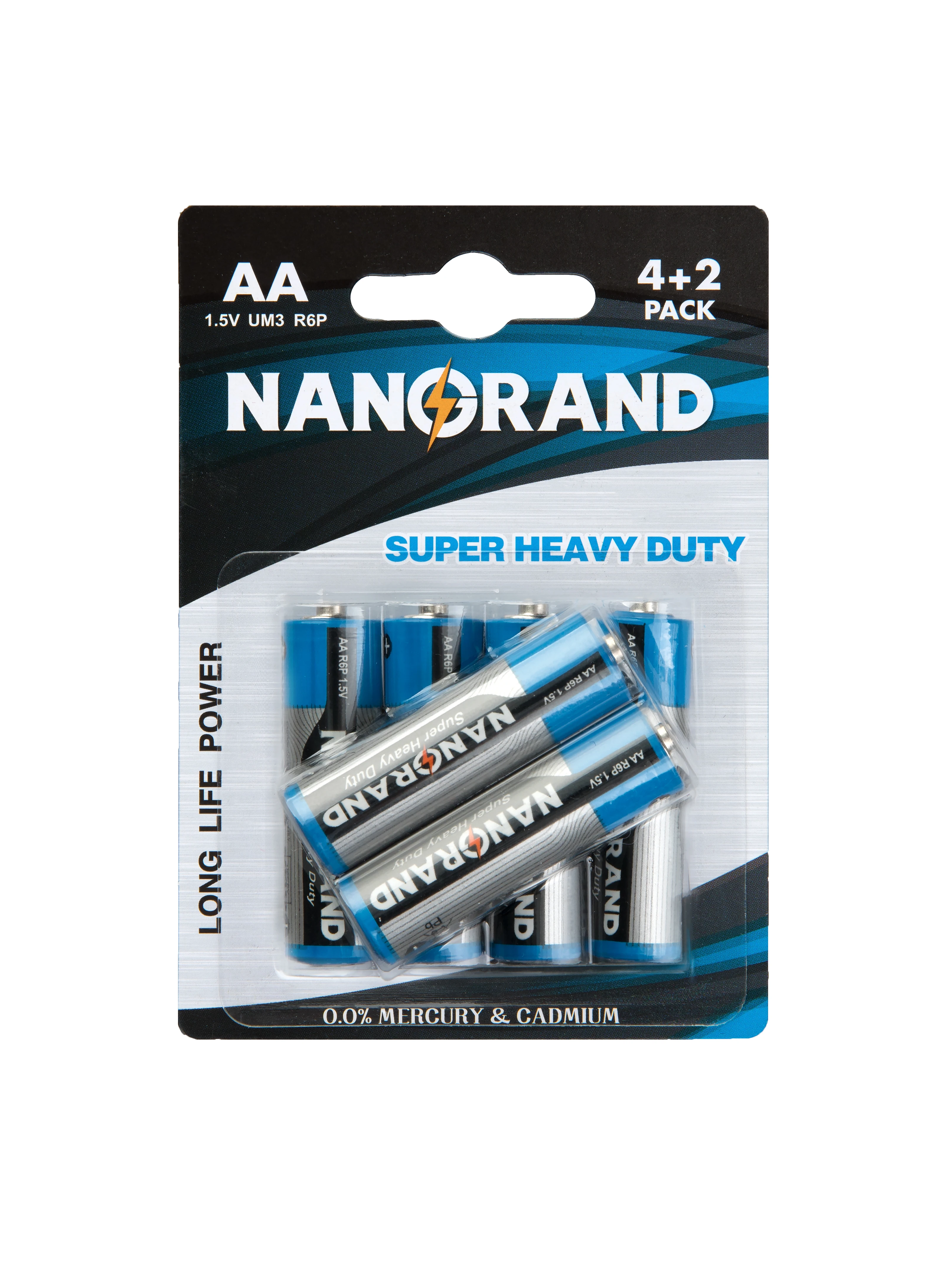 High quality R6 battery 1.5v aa r6 um3 carbon zinc dry cell battery with factory price