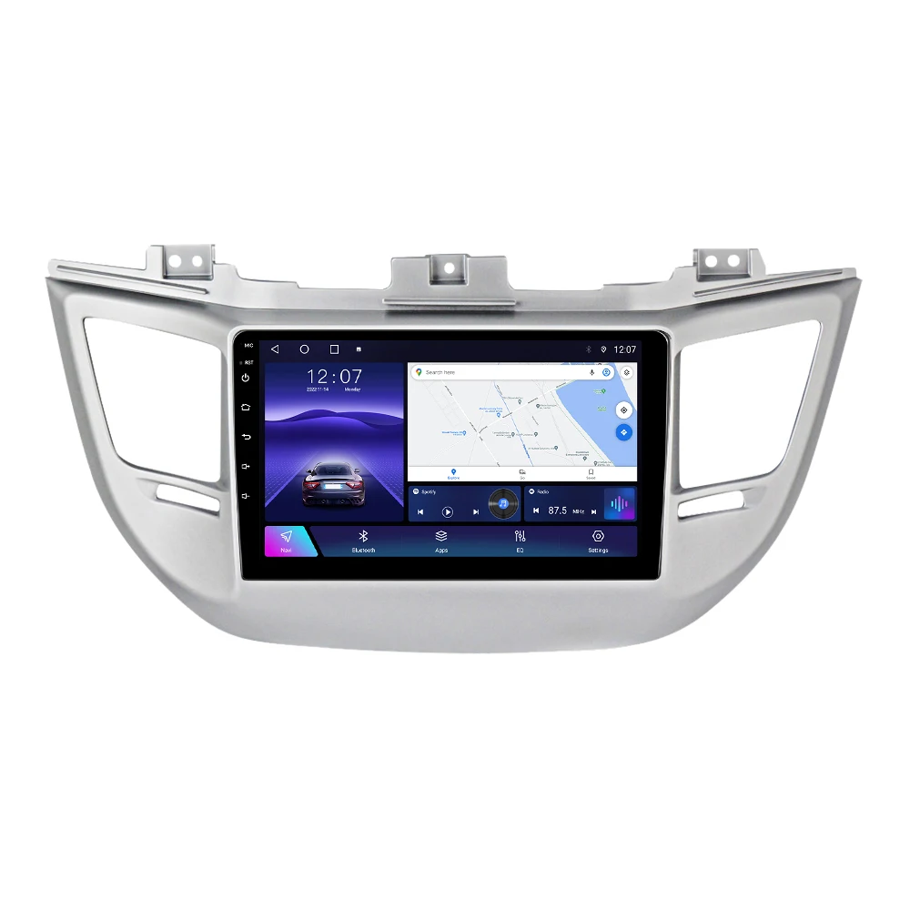 NaviFly TS10 TS18 Newest android 1280*720P Qled screen Car Radio player for Hyundai Tucson 2014-2018 with GPS DSP RDS