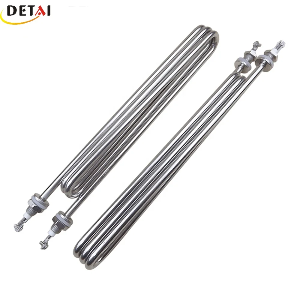 Погружной водонагреватель элемент электрическая катушка нагревательный элемент 220V 7800W с резьбой M14