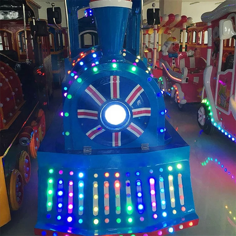 Great Money Maker Commercial Shopping Mall 24 Seats England Electric Trackless Train for Children & Adults