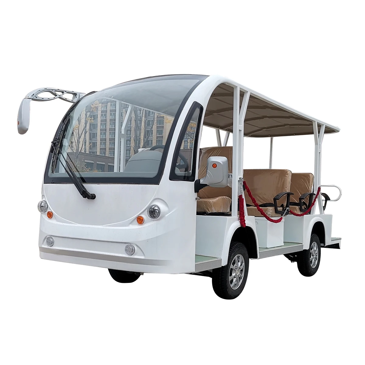 Mini bus Electric sightseeing car 20 seats  Golf cart lithium battery