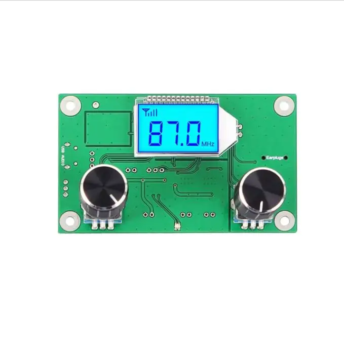 DSP PLL 87-108 МГц стерео FM-радиоприемник Модуль DIY радиоприемник цифровой ЖК-дисплей частотная модуляция FM MW SW