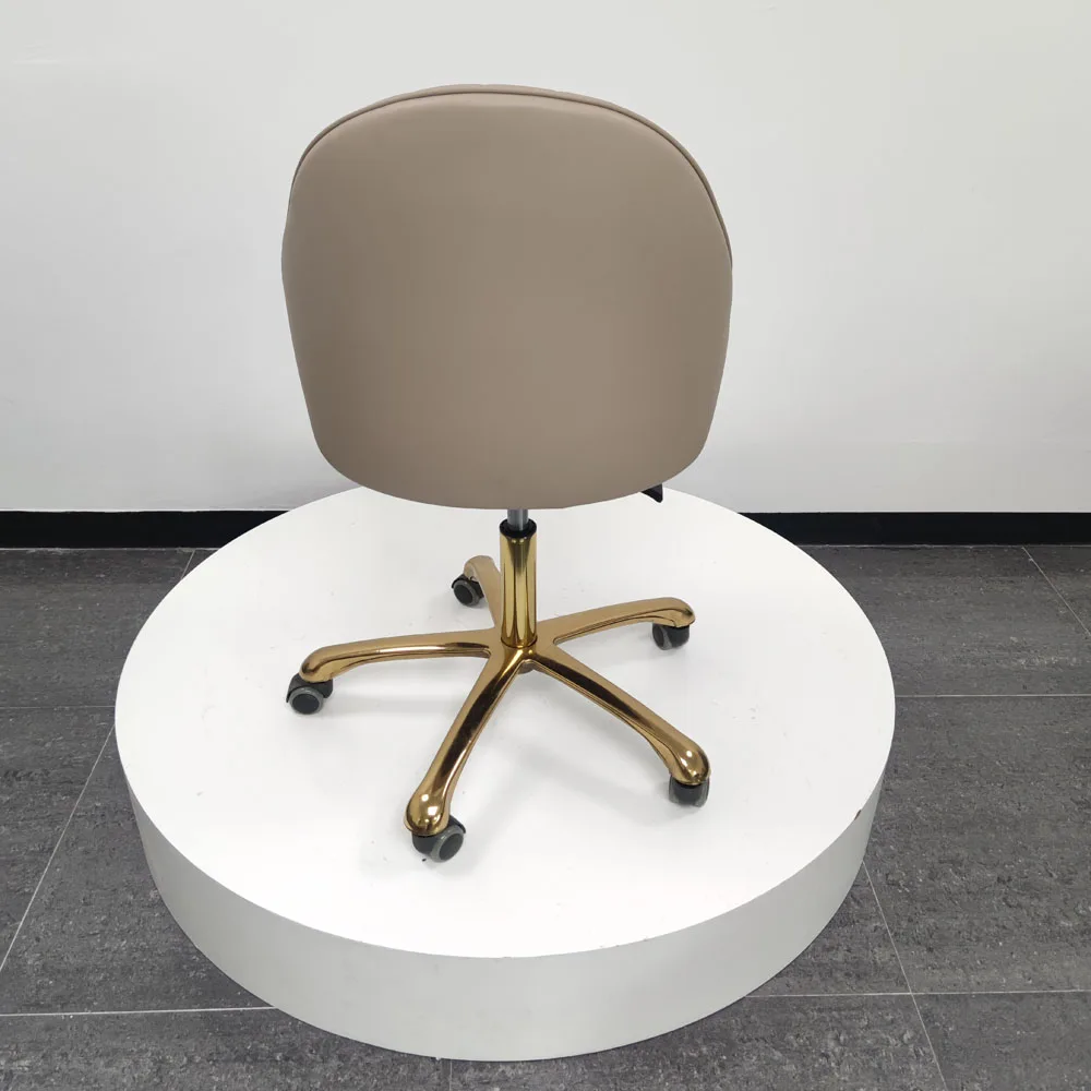 Wholesale Cheap Beauty Salon Furniture Adjustable Height Pedicure Stool Technician Chair With Backrest