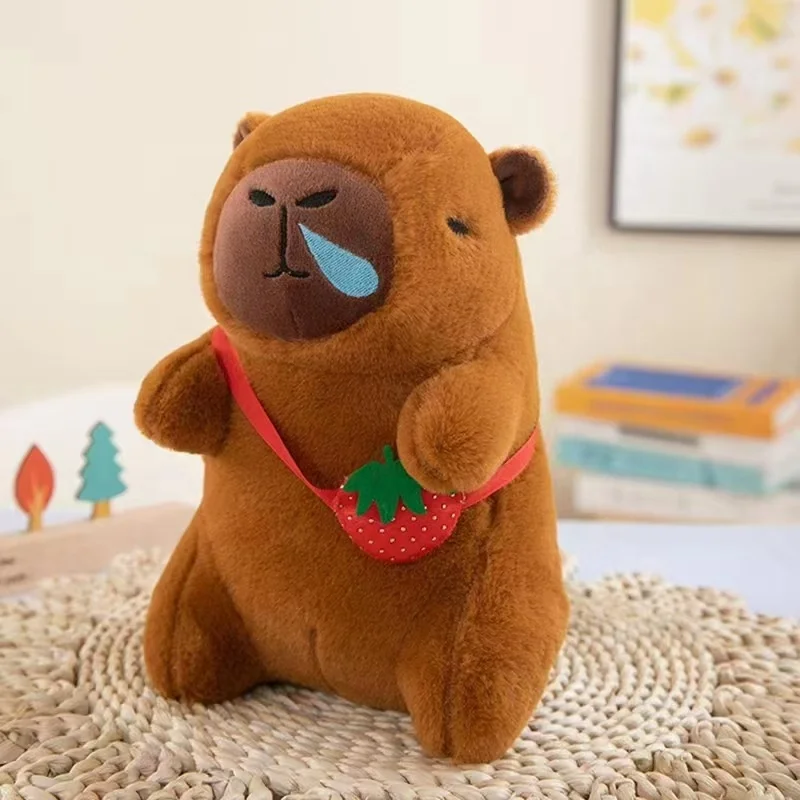 low moq wholesale soft manufacturer custom made cute en peluche de capibara plushe stuffed animal toy capybara plush dolls