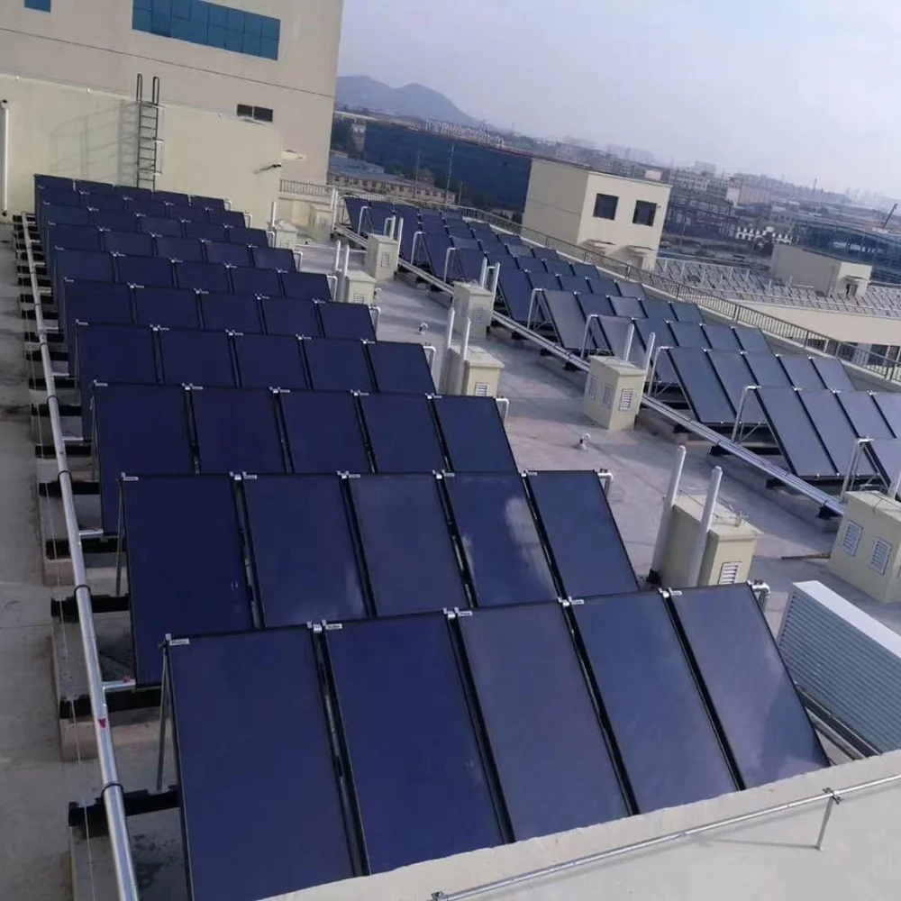 New Design Blue Film Coating Flat Plate Solar Sun Collector KeyMark Certified Solar Collectors