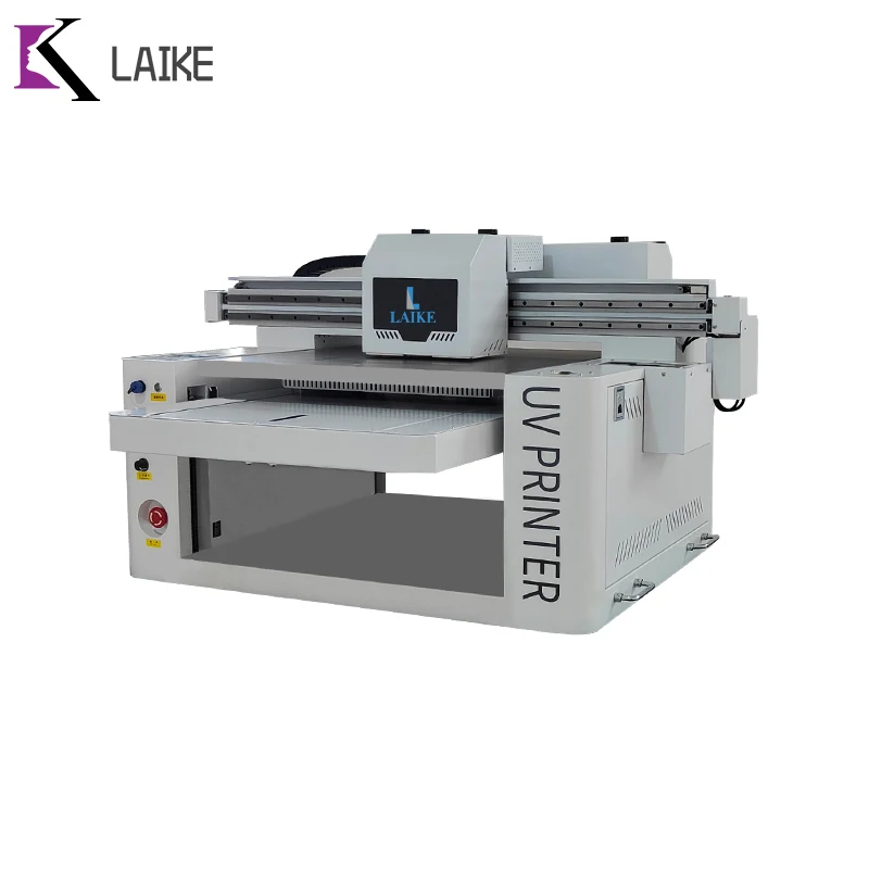 Заводская поставка 6090 печатная машина Epson УФ планшетный принтер для ПВХ ID карт с 2 или 3 XP600 головками