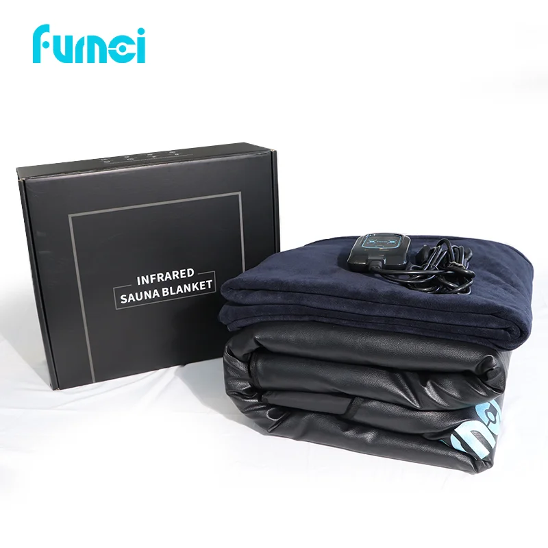 100%Factory best rated customizable infrared sauna blanket detox 1 zone zip up sauna blanket low emf