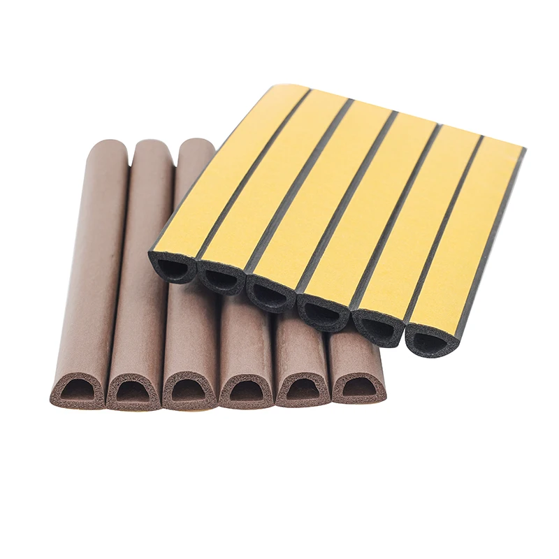 Single Sided Self-Adhesive High Density Door and Window EPDM Sponge Rubber With Adhesive Tape