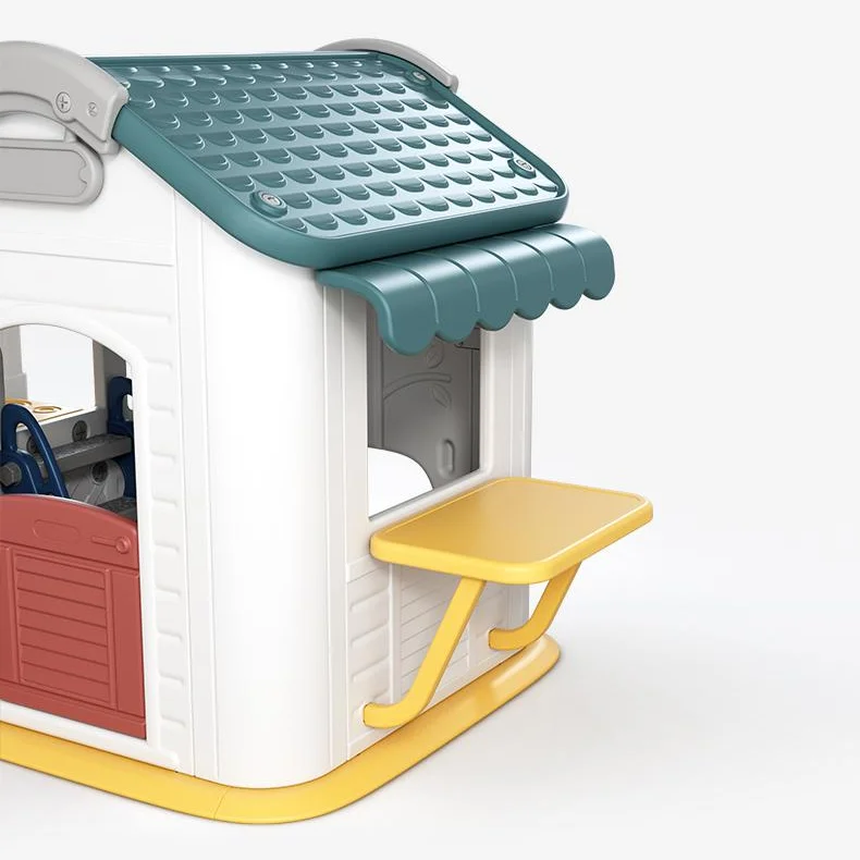 Hobby Tree House Theme Slide and Swing Set Indoor  Plastic Kindergarten Toys for Kids