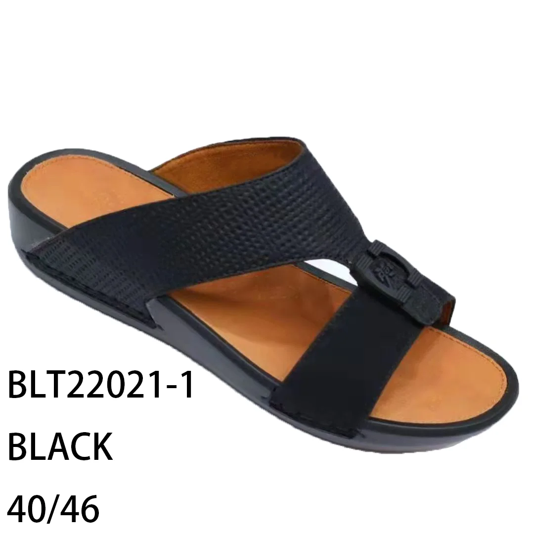 Arabic men slippers and sandals  Hot Sale In 2022 Wholesale Men pu Sole Slippers