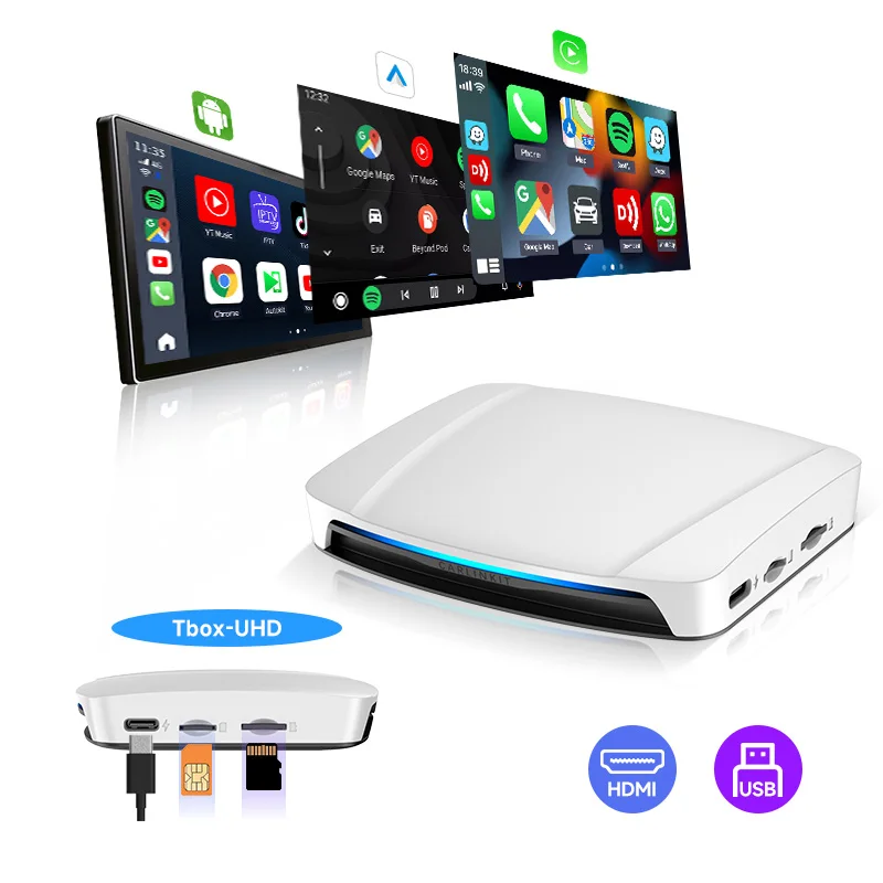 Carlinkit Tbox Uhd 4G 64GB android auto carplay ai box hdmi usb wireless carplay adapter Android 13 for youtube netflix tiktok