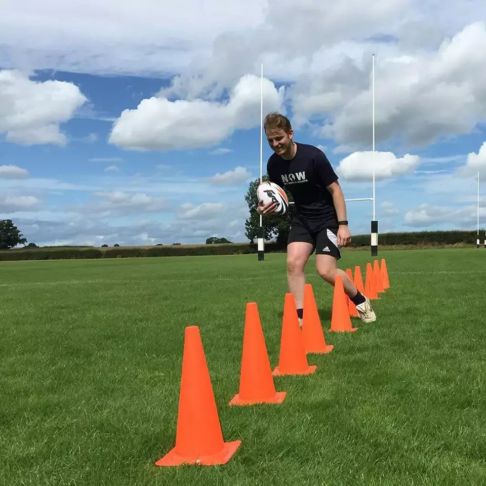 Factory direct sale high quality soccer agility training marker cone obstacles tube football speed training barrels