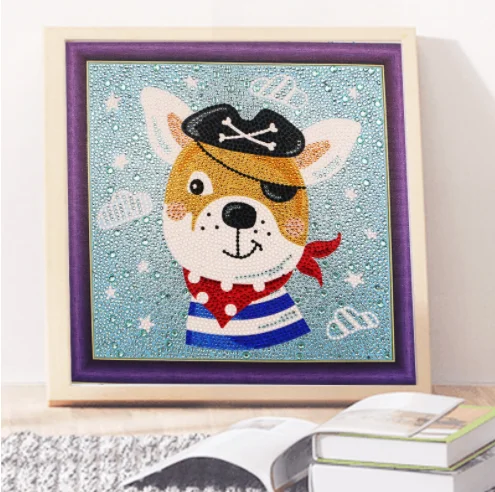 Gem Painting Kit Crystal Easy Painting Art Craft Set 5D Diamond Painting Kids for Home 5D Full Drill