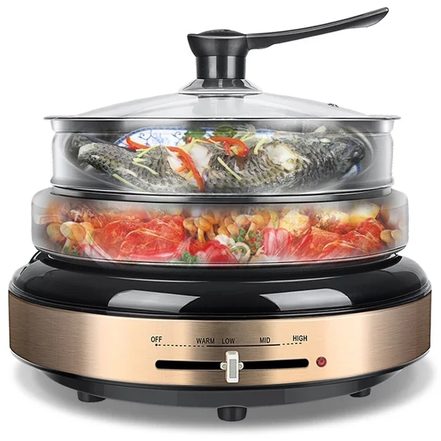 Multi function factory direct supply hotpot cooker  4L  electric hot pot