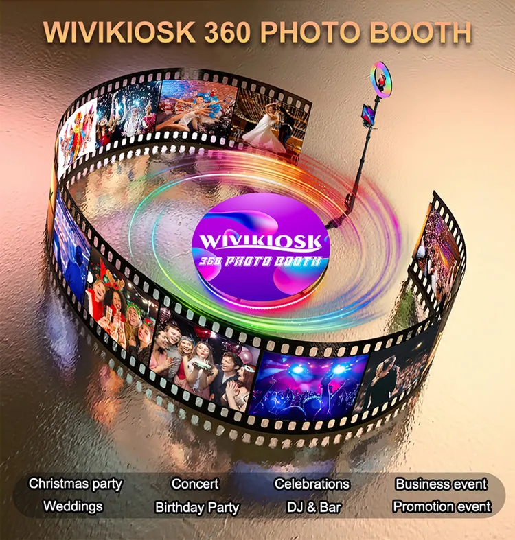 Популярная фотобудка для палатки 360 градусов 100 см с летным футляром