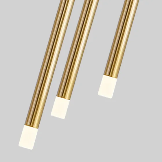 Modern minimalist and luxurious LED chandeliers suitable for ceiling rotation, staircase living room front desk