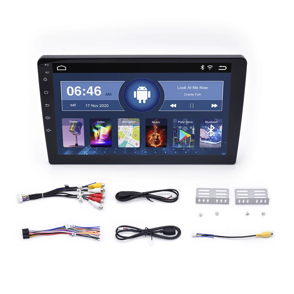Original Manufacturer Android 10 inch 1 Din 2G+32G Bluetooth 5.0 Car Radio Wireless 4G 10' Android Car Navigation System