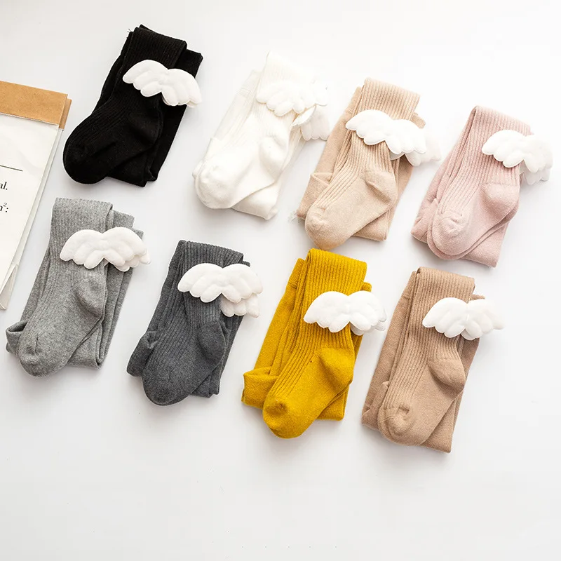 Good quality custom organic wool baby pantyhose tights little baby children winter wholesale with cotton