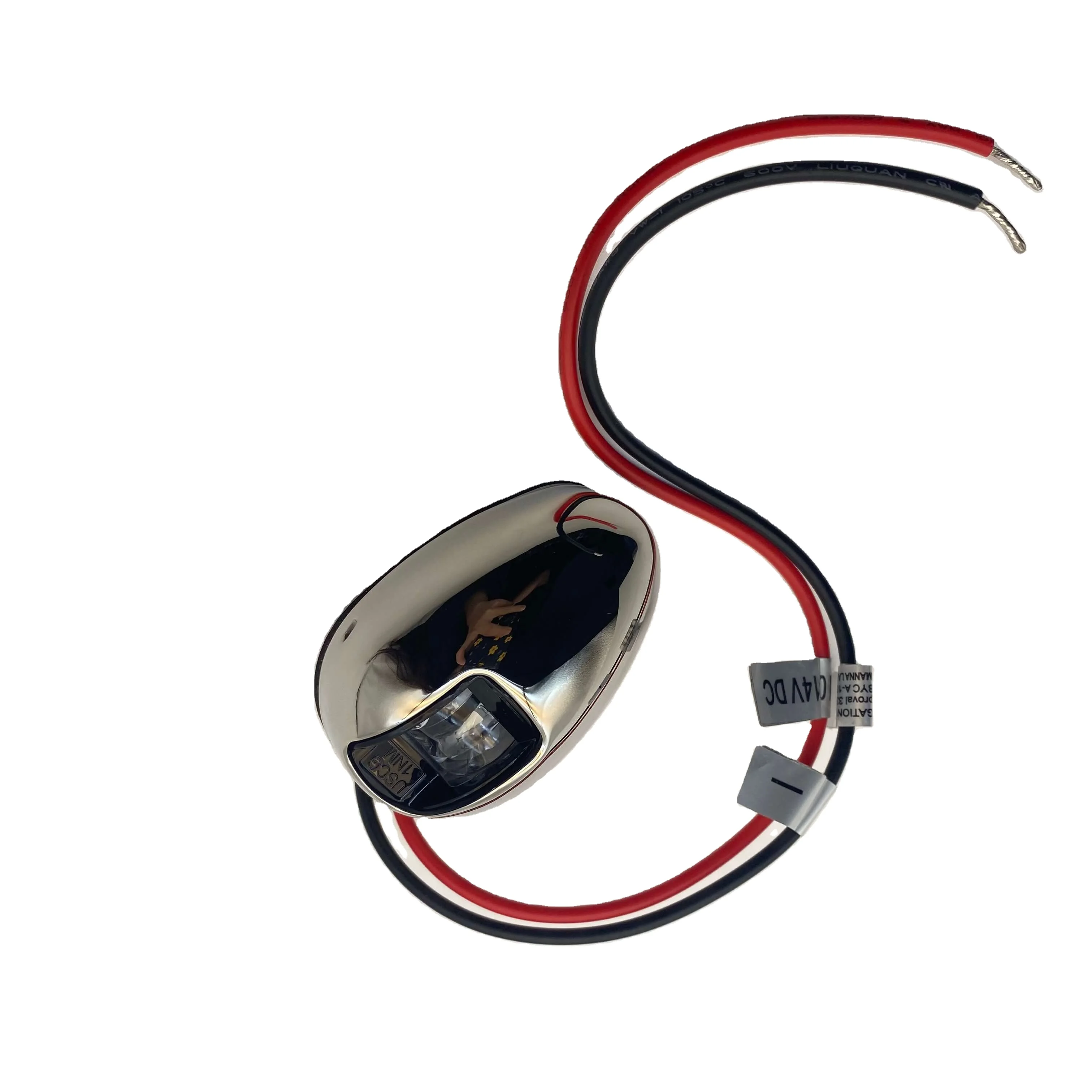 Marine Boat Docking Light Stainless Steel LED Navigation Light Hull Side Mount Led Docking Back-up Navigation Light