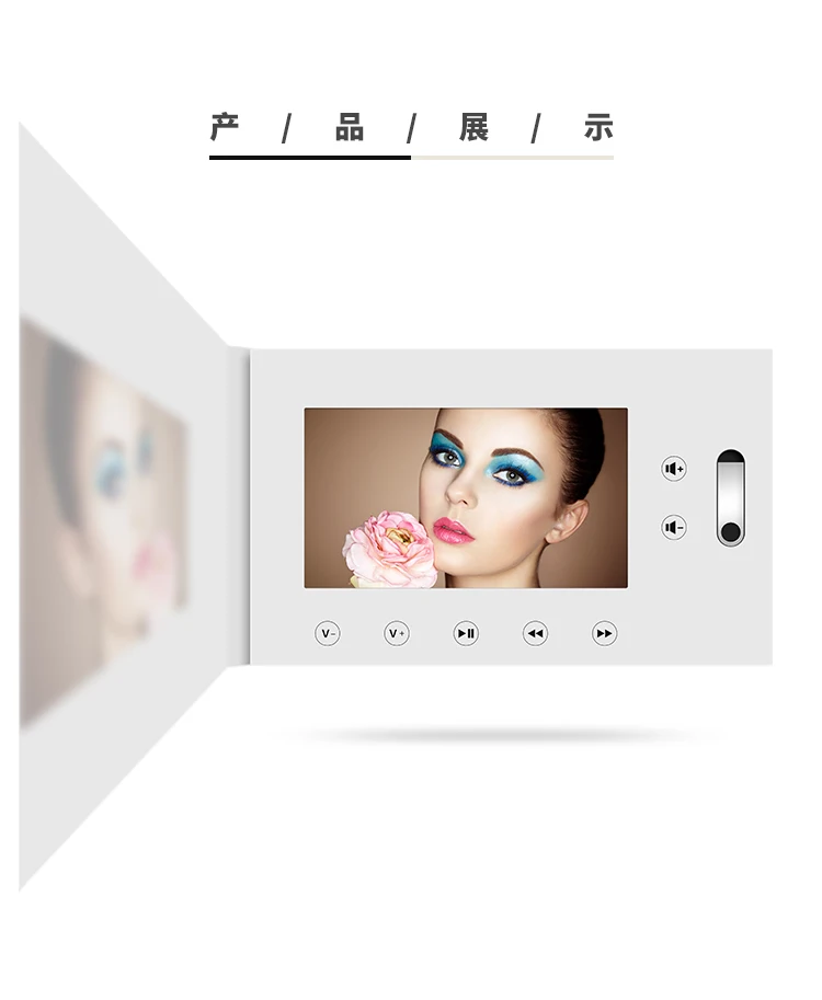 birthday Recordable Lcd Digital Player Video Cards Video Brochure Video Book With Touch Screen