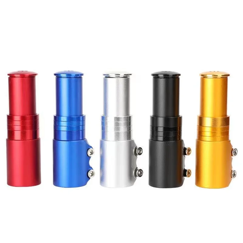 2022 New custom color aluminum heighten bike front fork bicycle parts accessories mountain bike handlebar lifter