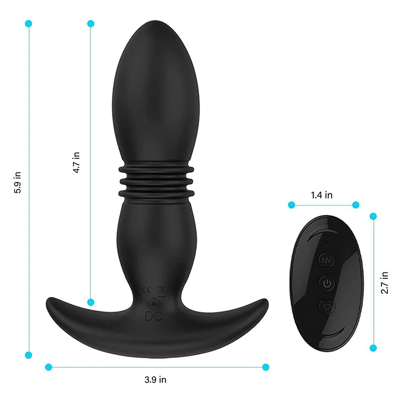 Sex Toys Wearable Vibrating Anal Sex Toys Machine Vagina Thruster Vibrator Adult Thrusting butt Plug Prostate Massager for Women