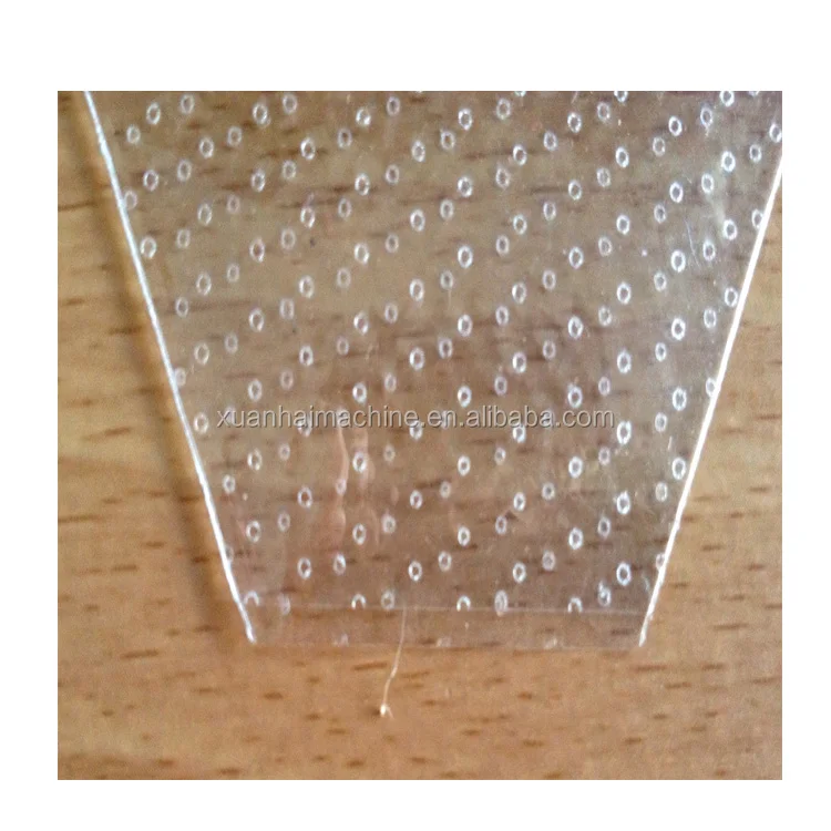 flower bag small micro holes perforation making machine from roll to roll