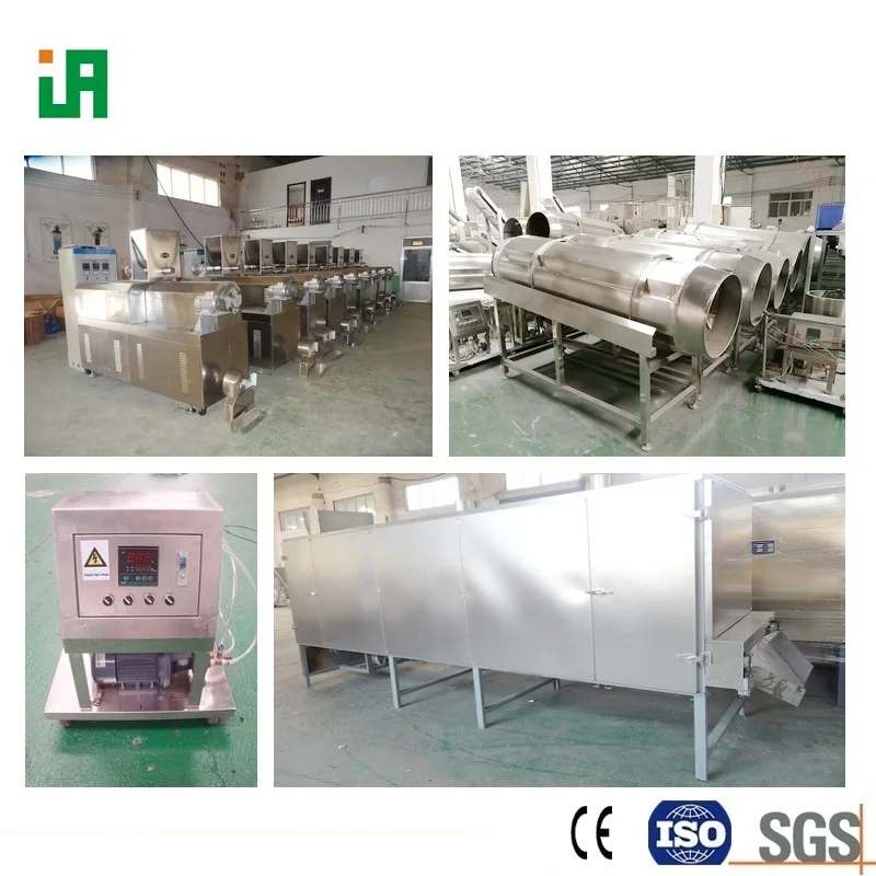 Double-screw extruder machine make for corn puffs chips and expand rice machine